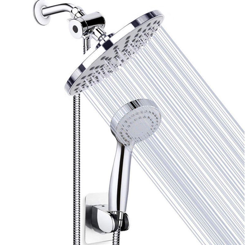 LoungeYard | Round Dual Shower Heads Traditional Style Wall Mounted Dual Shower — product view 1