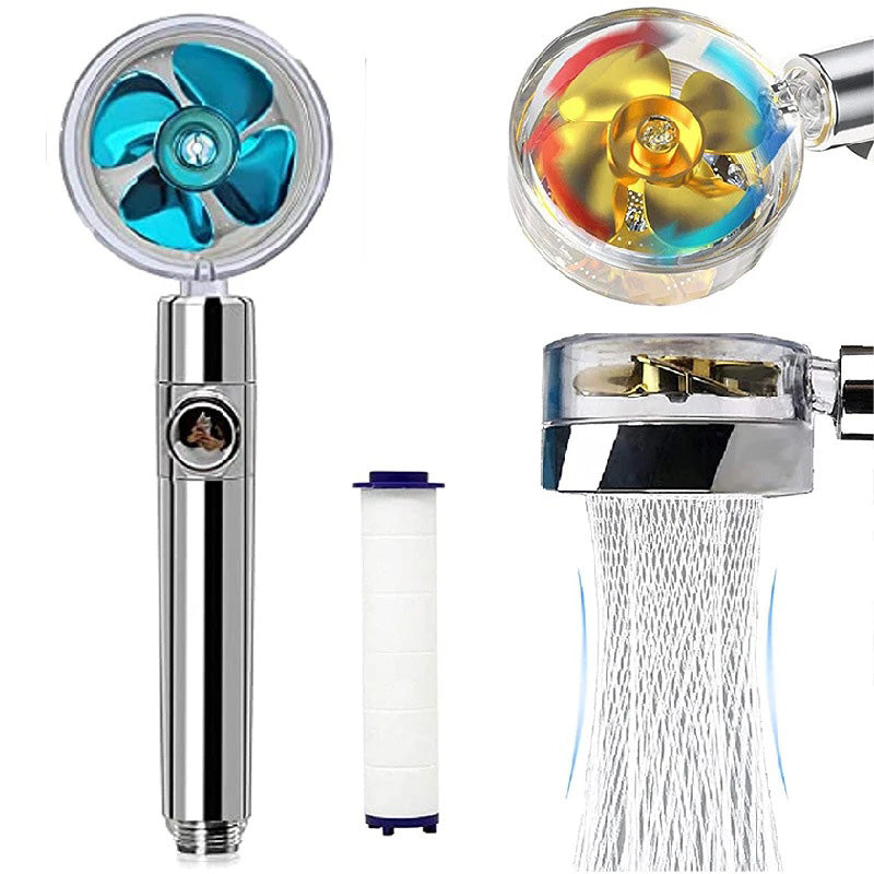 LoungeYard | Plastic Hand Shower Standard Round Spray Nozzle with Swivel Attachment — product view 2