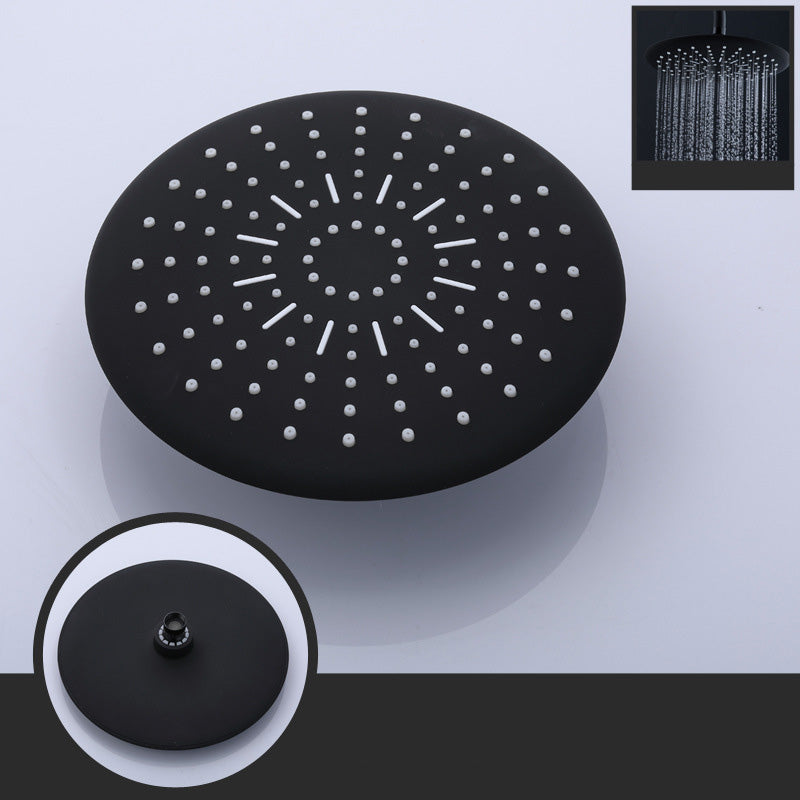 LoungeYard | Contemporary Style Shower Head Plastic Fixed Shower Head in Round and Square Shape — product view 1