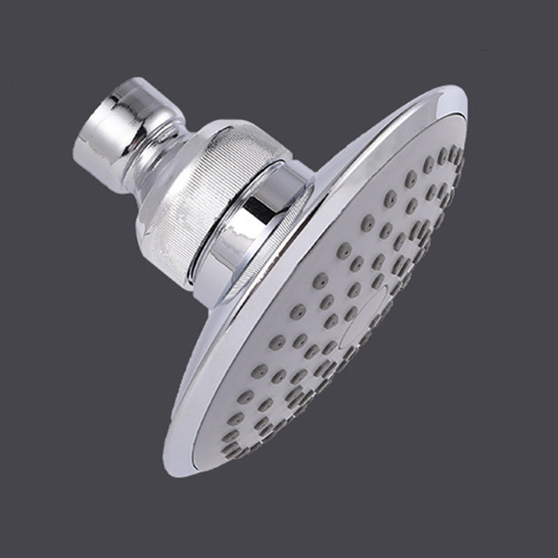 LoungeYard | Round Shape Shower Head Modern Swiveling Wall Mounted Fixed Shower Head — product view 2