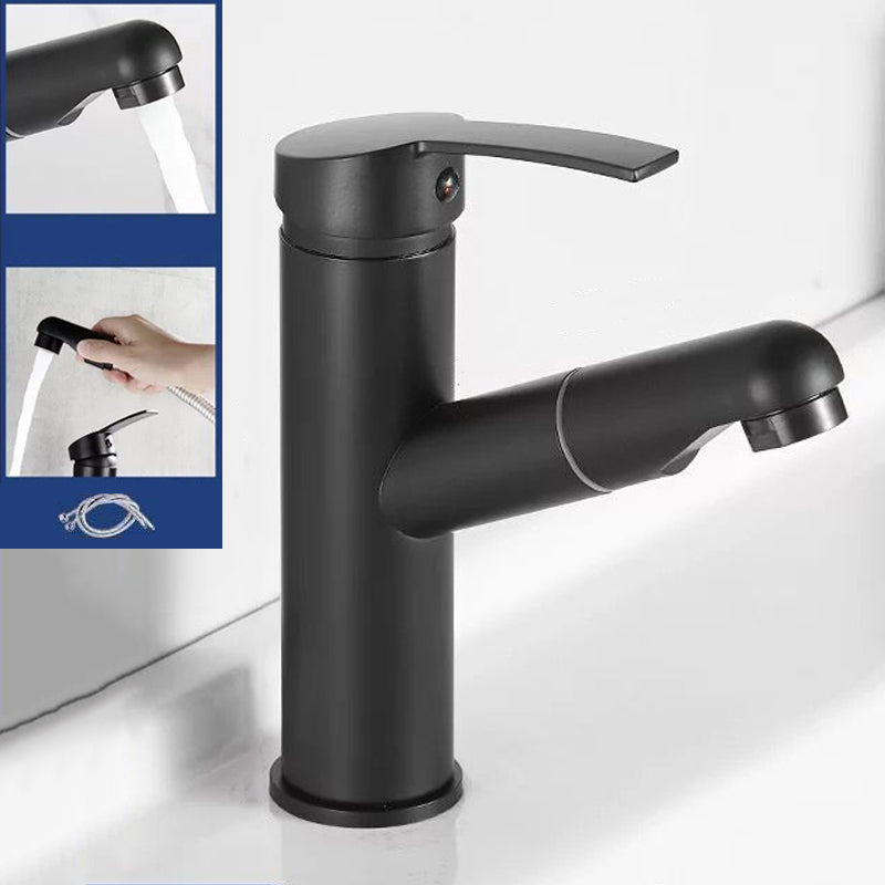 LoungeYard | Modern Design Bathroom Faucet Single Lever Mixer with Water Hose — product view 1