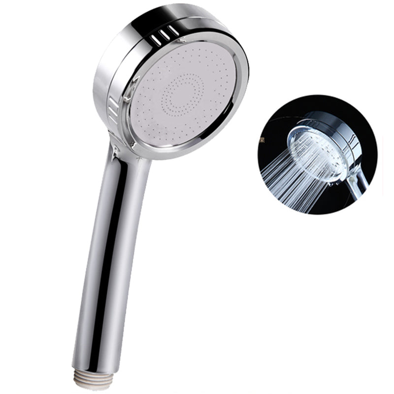LoungeYard | Modern hand shower head 5 spray patterns Chrome Round Wall mounted shower head — product view 1