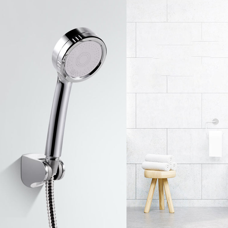 LoungeYard | Modern hand shower head 5 spray patterns Chrome Round Wall mounted shower head — product view 7