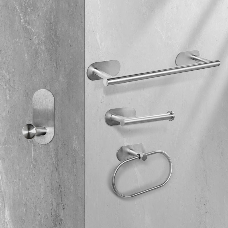 LoungeYard | Stainless Steel Bath Set Modern Style Simple Bathroom Accessories Set — product view 1