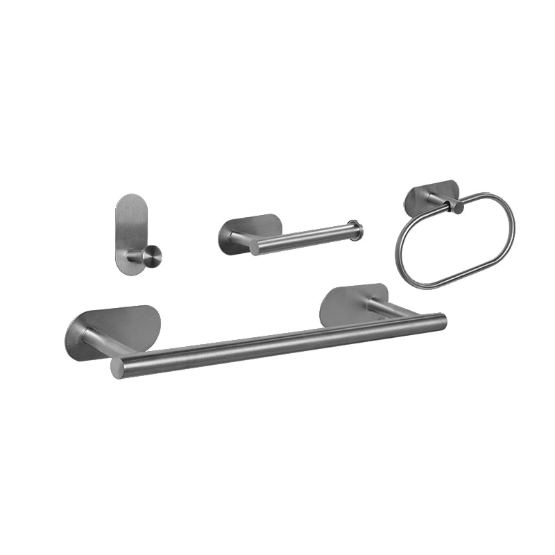 LoungeYard | Stainless Steel Bath Set Modern Style Simple Bathroom Accessories Set — product view 3