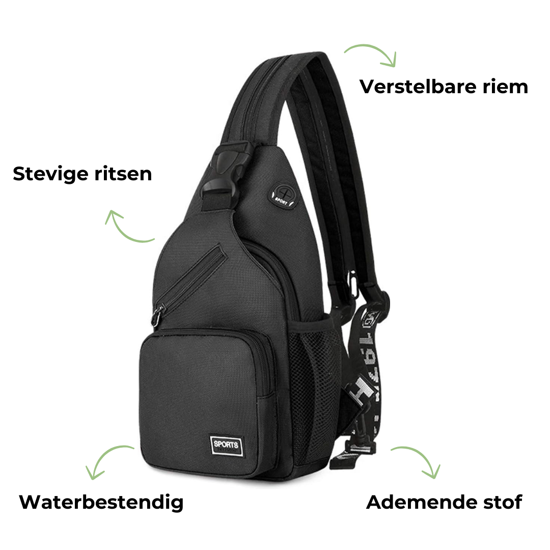 LoungeYard | Ladies Crossbody Bag - Canvas Outdoor Shoulder Bag with Multiple Carry Options — product view 5