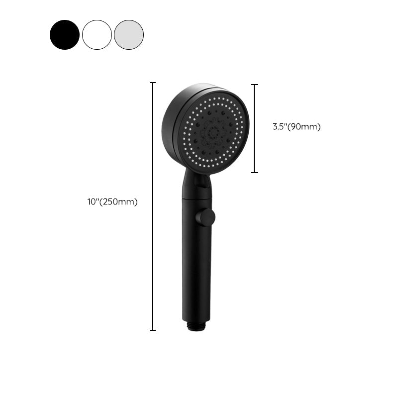 LoungeYard | Modern Plastic Shower Head Adjustable Spray Pattern Handheld Shower Head — product view 4