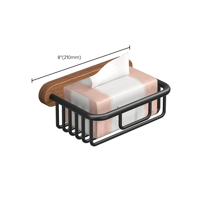 LoungeYard | Metal and wood bathroom accessories as a single piece or as a set without drilling — product view 2