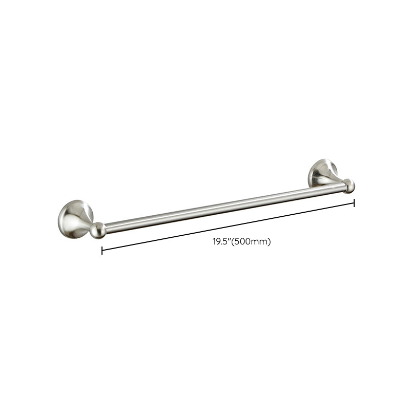 LoungeYard | Metal Bathroom Set Traditional Style Nickel Bathroom Accessories Set — product view 4