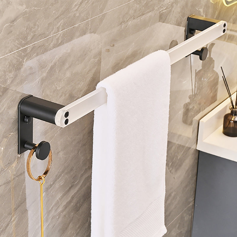 LoungeYard | Metal and acrylic bathroom accessories as a single piece or in a set in black — product view 1