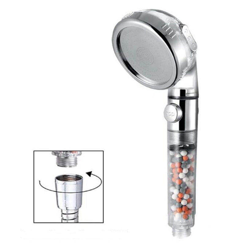 LoungeYard | Handheld shower head with catalyst water filtration wall-mounted shower head — product view 4