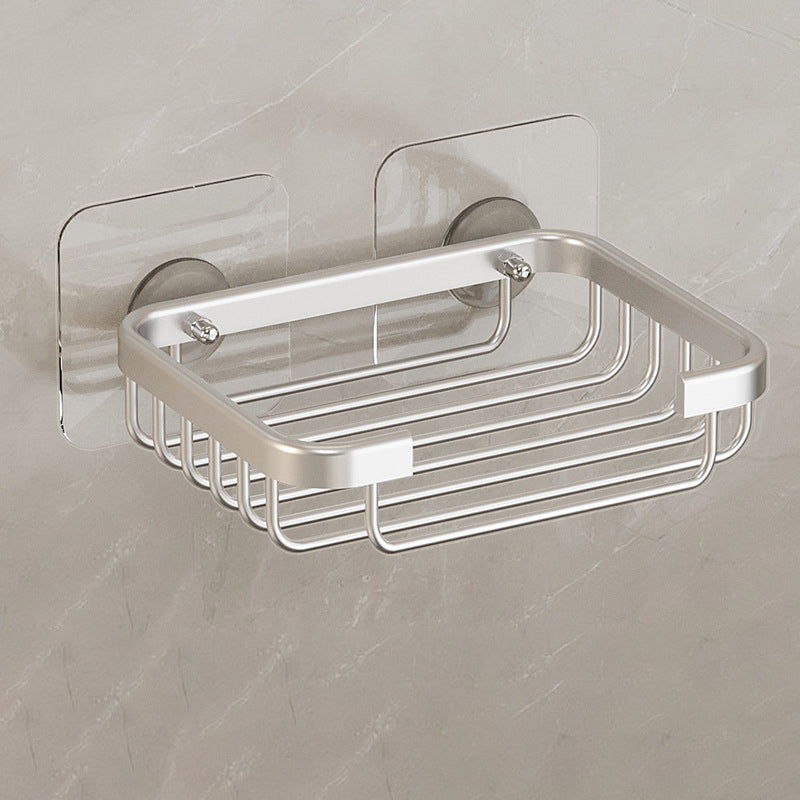 LoungeYard | Modern Bathroom Accessory Set Shelf Black/Silver/Grey Bathroom Accessories Set — product view 1
