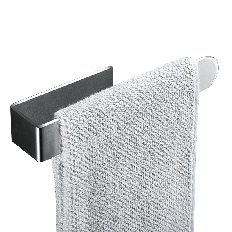 LoungeYard | Modern Towel Ring Bathroom Hardware Set Stainless Steel/Black Bath Hardware Set — product view 3