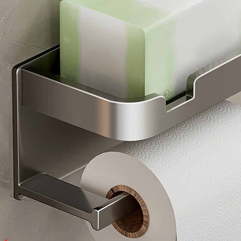 LoungeYard | Modern Style Aluminum Single Bathroom Accessory Set Paper Holder — product view 2