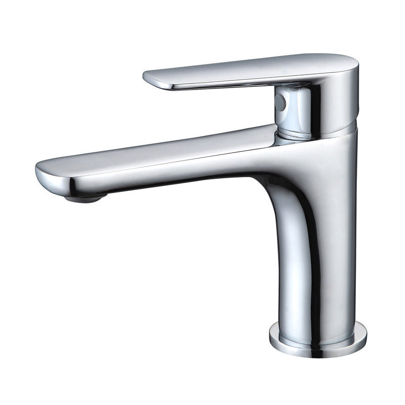 LoungeYard | Light Luxury Basin Faucet with Lever Handle Single Hole Bathroom Faucet — product view 1