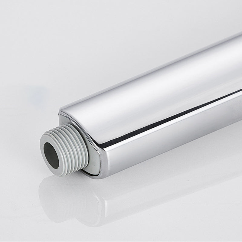 LoungeYard | Contemporary Wall-Mounted Shower Head Combination Chrome Round Hand Shower — product view 5