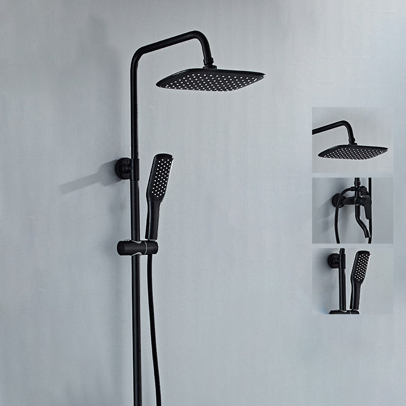 LoungeYard | Modern adjustable water flow shower faucet shower arm shower system on the wall — product view 1