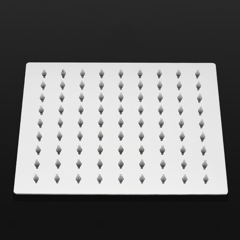 LoungeYard | Silver Square Fixed Shower Head Modern Style Wall Mounted Shower Head — product view 6