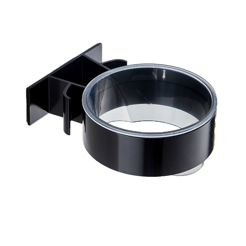 LoungeYard | Modern Bathroom Accessories Set Towel Holder Black Soap Dish Bath Accessories Set — product view 2