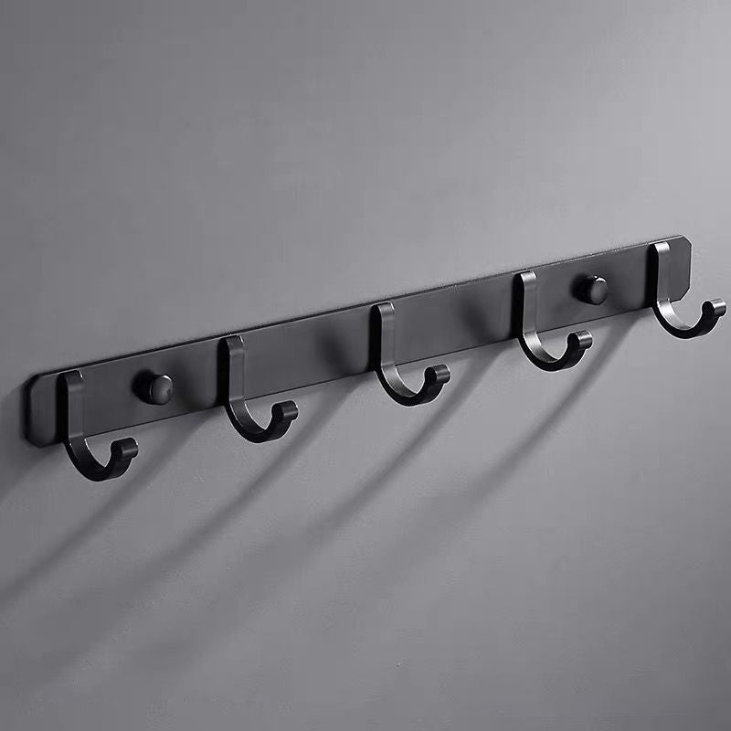 LoungeYard | Modern Bathroom Accessories Set Towel Holder Black Soap Dish Bath Accessories Set — product view 1