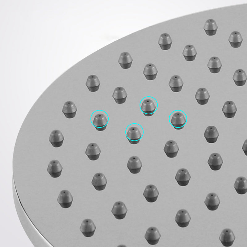 LoungeYard | Contemporary Rainfall Shower Head Combo Round Single Spray Shower Combo — product view 2