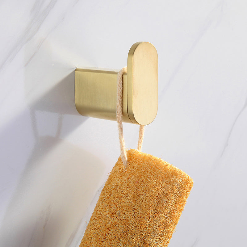 LoungeYard | Modern Bathroom Hardware Set Gold Towel Bar Bath Hardware Set — product view 1