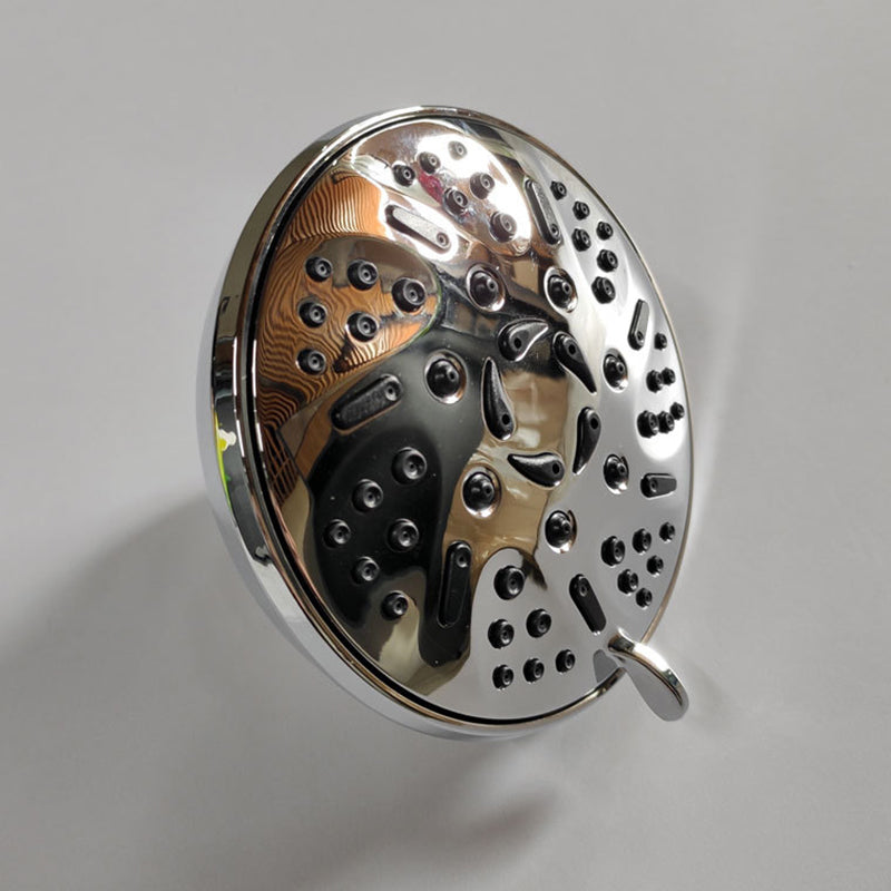 LoungeYard | Round Fixed Shower Head Adjustable Spray Pattern Wall Mounted Shower Head — product view 2