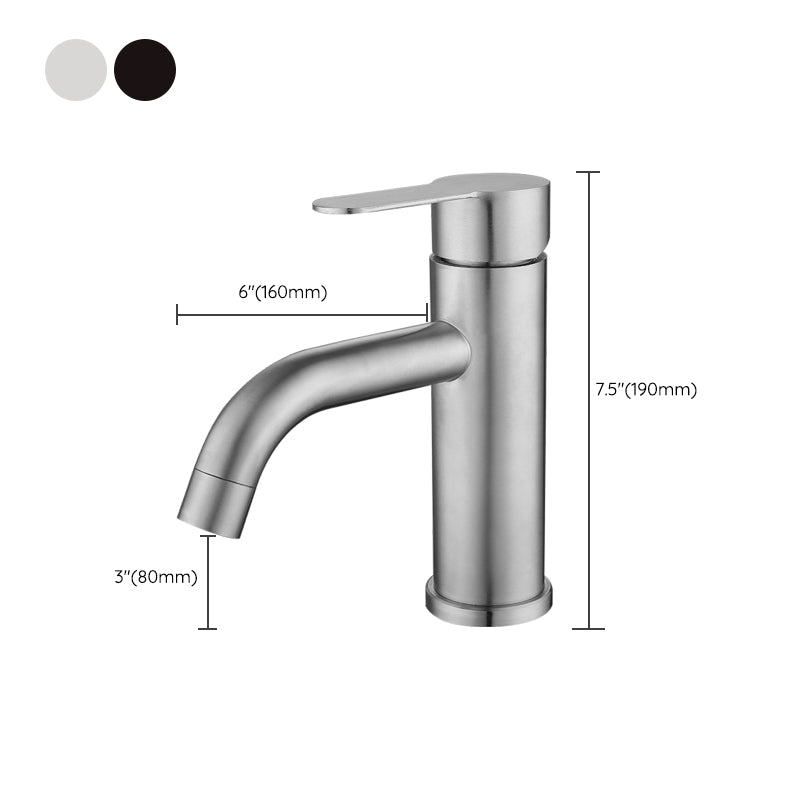 LoungeYard | Modern Sink Faucet Single Handle Copper Sink Faucet for the Bathroom — product view 5