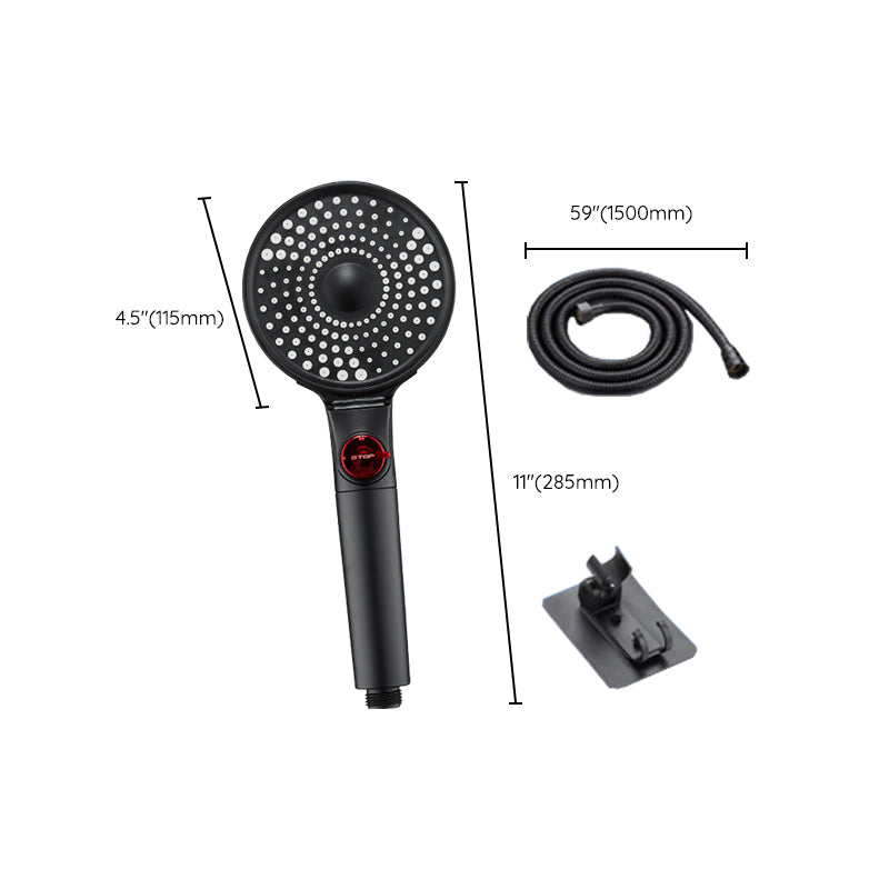 LoungeYard | Modern Plastic Shower Head Adjustable Water Flow Handheld Shower Head — product view 4