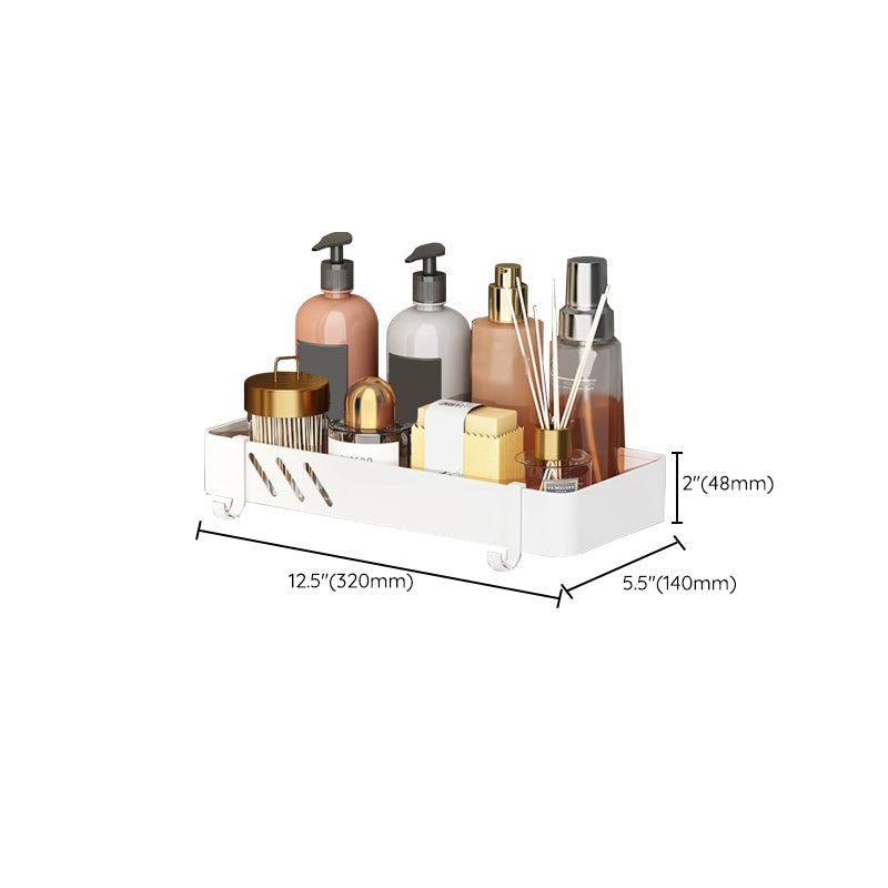 LoungeYard | Modern White Bathroom Hardware Set Towel Rack Bath Shelf Bathroom Hardware Set — product view 2