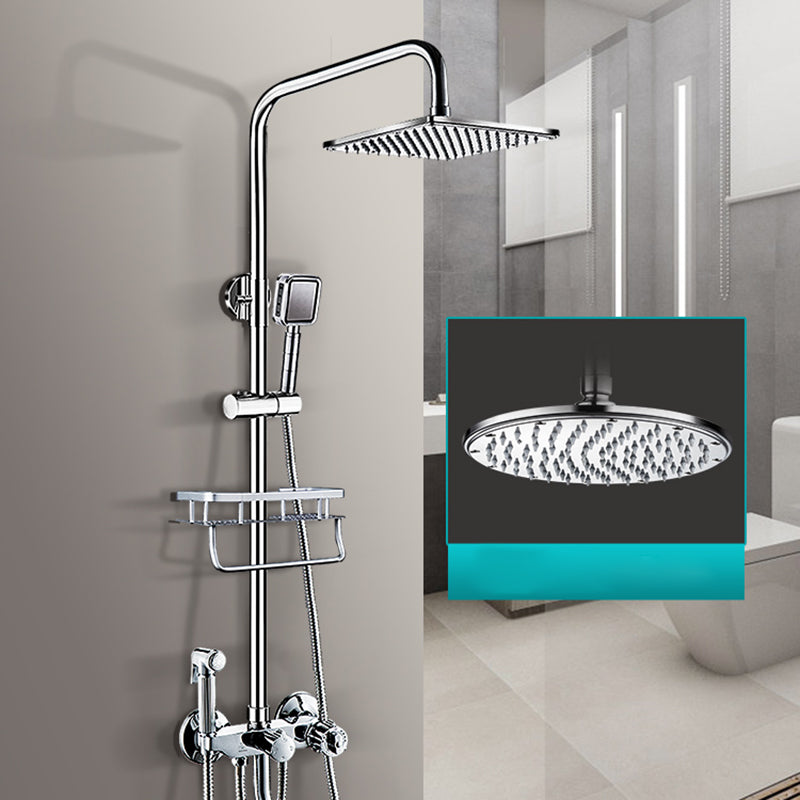 LoungeYard | Contemporary Shower Head Combination Polished Stainless Steel Ceiling Mounted Shower Head — product view 3