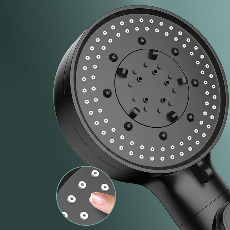 LoungeYard | Bathroom Shower Head 5-Stream Round Hand Shower Holder Wall Mount Shower Head — product view 6