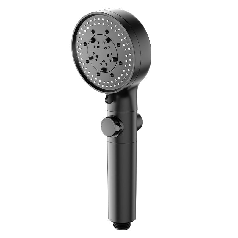 LoungeYard | Bathroom Shower Head 5-Stream Round Hand Shower Holder Wall Mount Shower Head — product view 3
