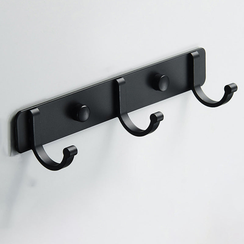 LoungeYard | Modern Bathroom Accessory Set Silver/Black Bathroom Accessory Kit — product view 1