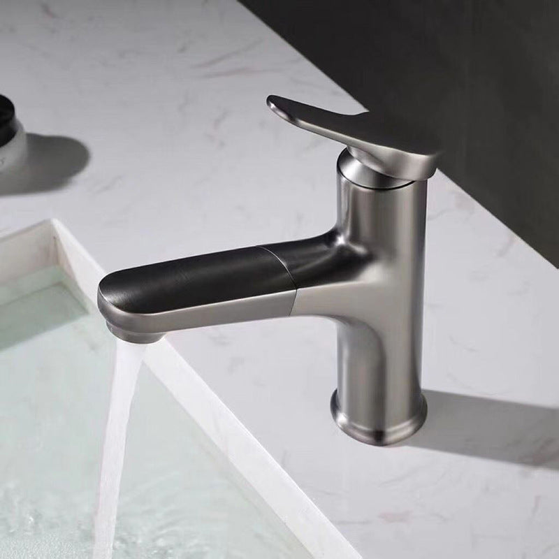 LoungeYard | Basic Faucet Brass Faucet Silver Centerset Faucet — product view 2