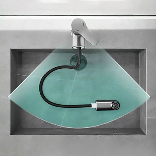 LoungeYard | Basic Faucet Brass Faucet Silver Centerset Faucet — product view 6