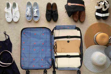 LoungeYard | 360° Foldable Travel Suitcases with Wheels — product view 2
