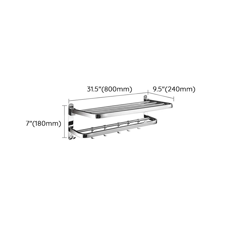 LoungeYard | Modern bathroom accessory set bathroom shelf towel bar bathroom accessories — product view 2