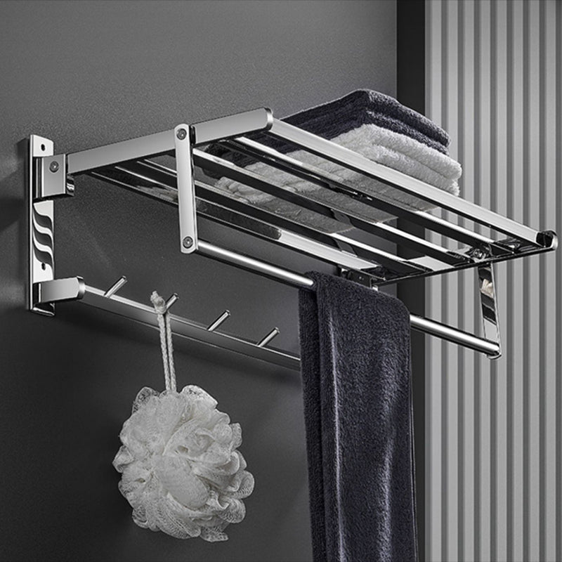 LoungeYard | Modern Bathroom Set Stainless Steel Bathroom Shelf Paper Holder Bathroom Accessory Set — product view 3