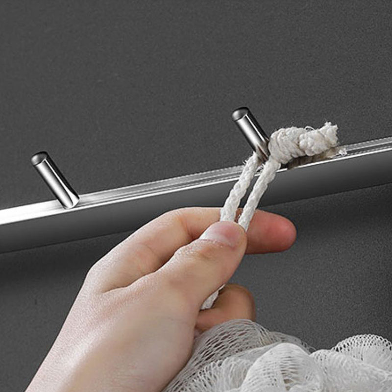 LoungeYard | Modern Bathroom Set Stainless Steel Bathroom Shelf Paper Holder Bathroom Accessory Set — product view 5
