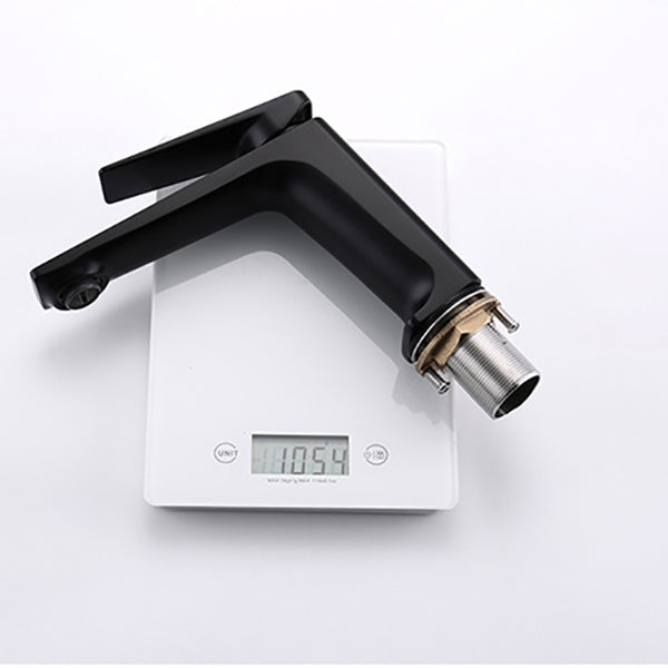 LoungeYard | Modern centerset bathroom faucet Solid color copper faucet for the bathroom — product view 7