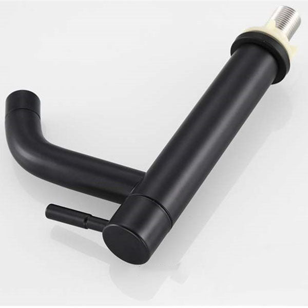 LoungeYard | Industrial vessel fitting stainless steel lever handle sink faucet — product view 2