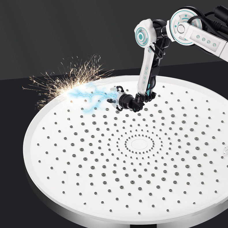 LoungeYard | Round Fixed Shower Head High Flow Aerated Wall Mount Shower Head — product view 5