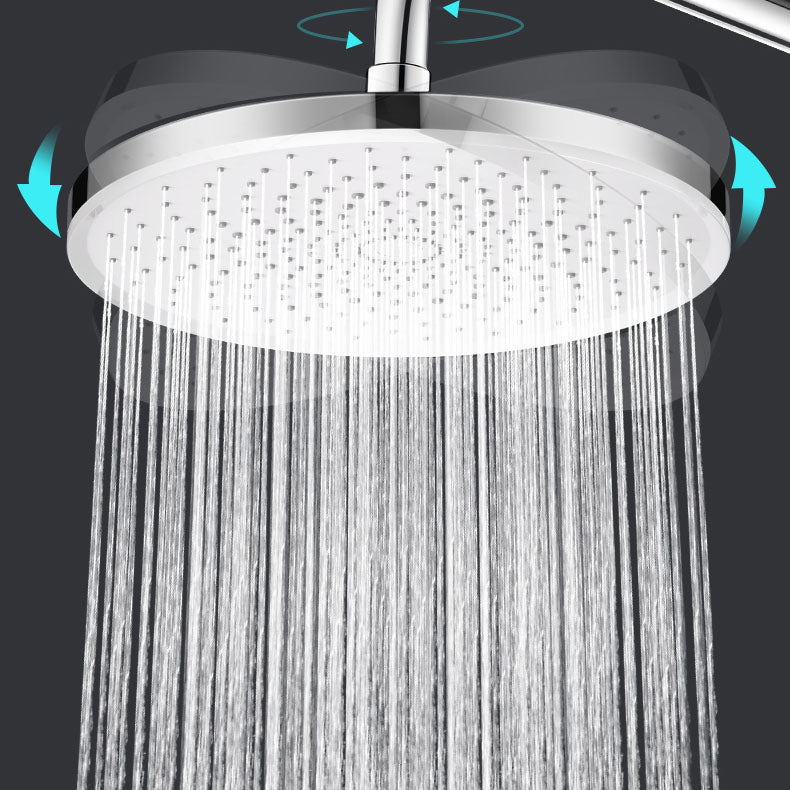 LoungeYard | Round Fixed Shower Head High Flow Aerated Wall Mount Shower Head — product view 6