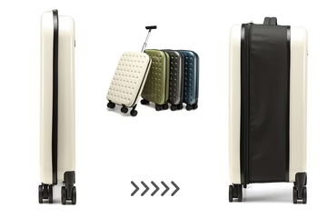 LoungeYard | 360° Foldable Travel Suitcases with Wheels — product view 3