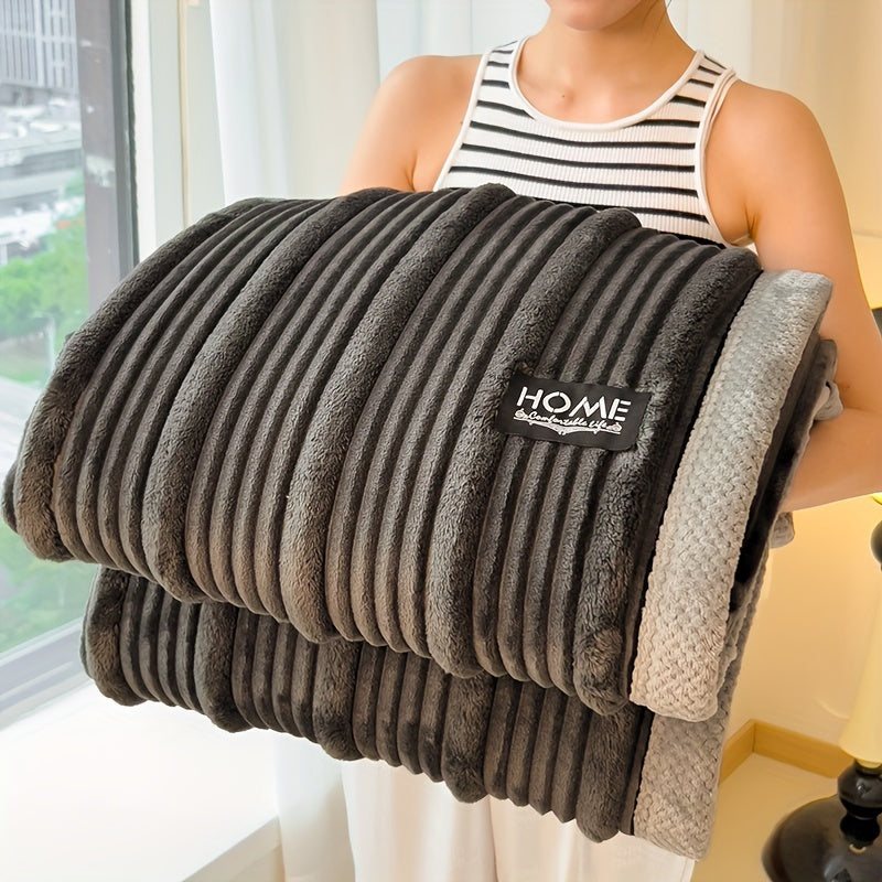 LuxeFleece - Soft Blanket for Warmth and Style LoungeYard — product view 2