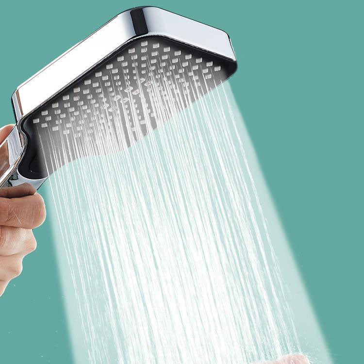 LoungeYard | Rectangular Pressure Shower Head 4-Adjustable Water Flow Hand Shower — product view 2