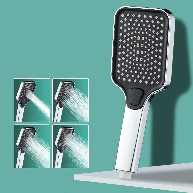 LoungeYard | Rectangular Pressure Shower Head 4-Adjustable Water Flow Hand Shower — product view 1