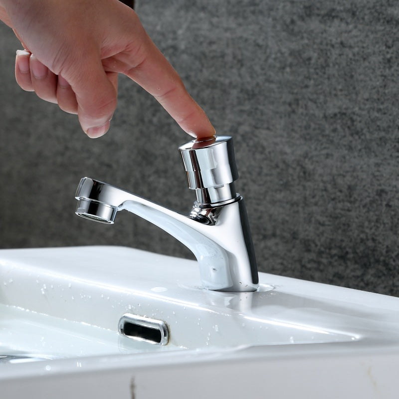 LoungeYard | Modern Vessel Faucet Brass 1-Handle Low Arc Vessel Faucet for Home — product view 5