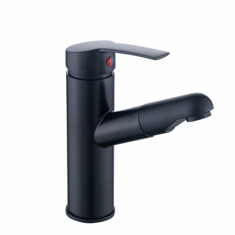 LoungeYard | Contemporary Style Faucet Single Handle Basin Mixer Bathroom Faucet — product view 4